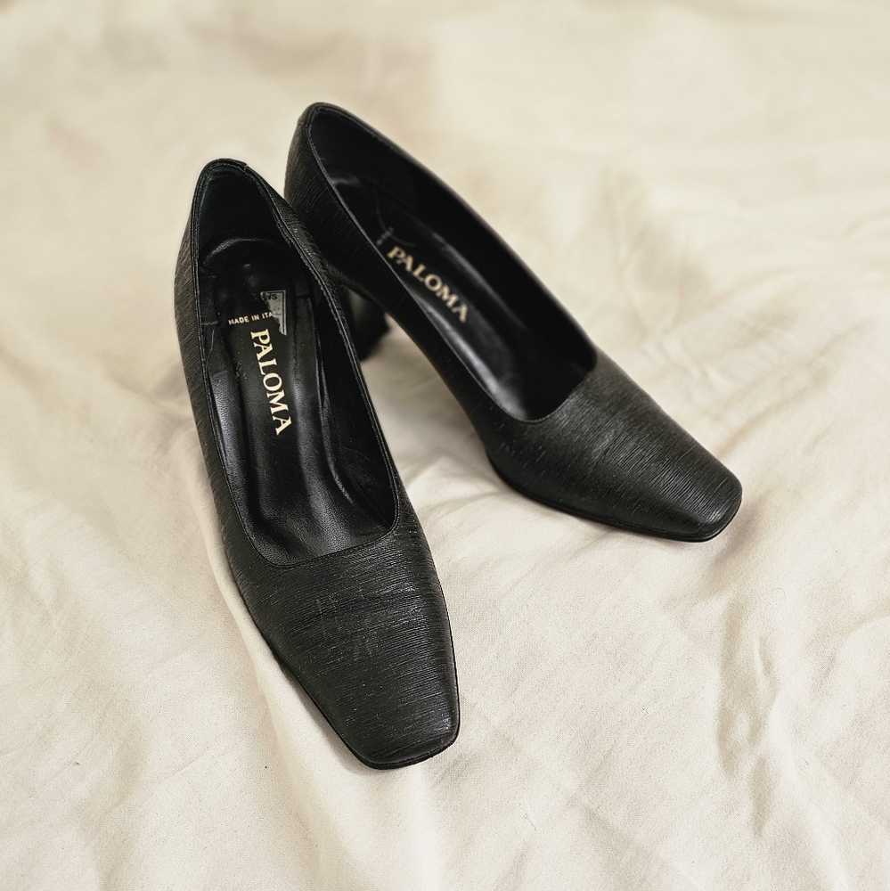 Italian black heels